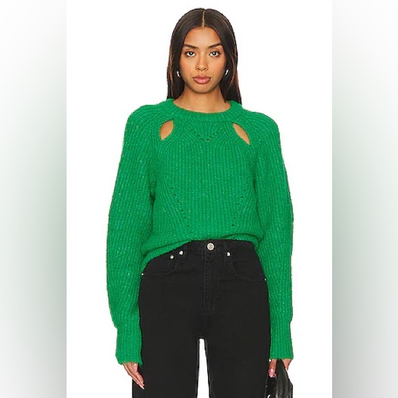 Anthropologie Sweaters - Anthropologie Maeve Green‎ Knit Sweater Large ASTR the label Pilcro Revolve